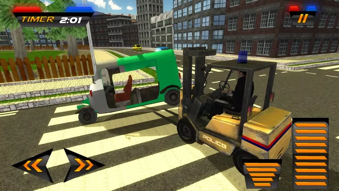 Captures d'écran de Car Lifter Police Traffic Duty & Pro Transport Sim
