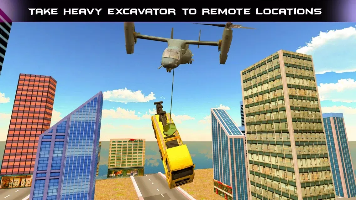 Heavy Machinery Helicopter Transport - Duty Sim Screenshots