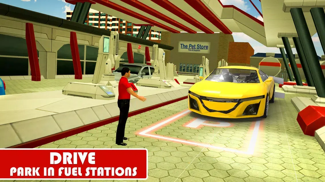 Screenshot di Service Station Car Parking & Ultra Vehicle Game