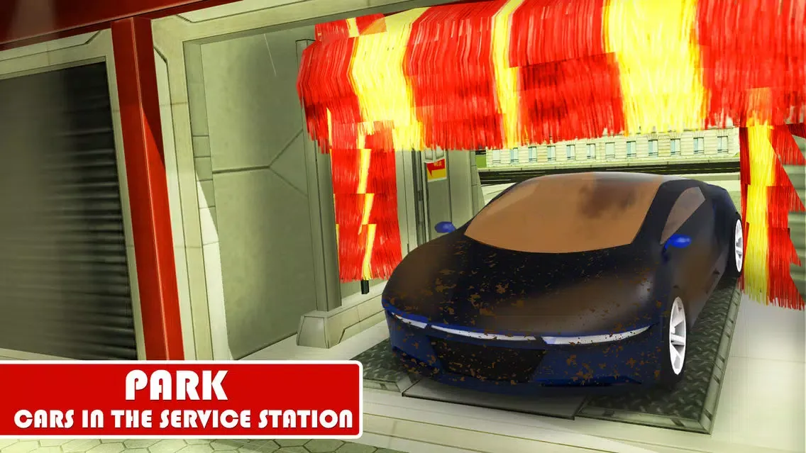 Screenshot di Service Station Car Parking & Ultra Vehicle Game