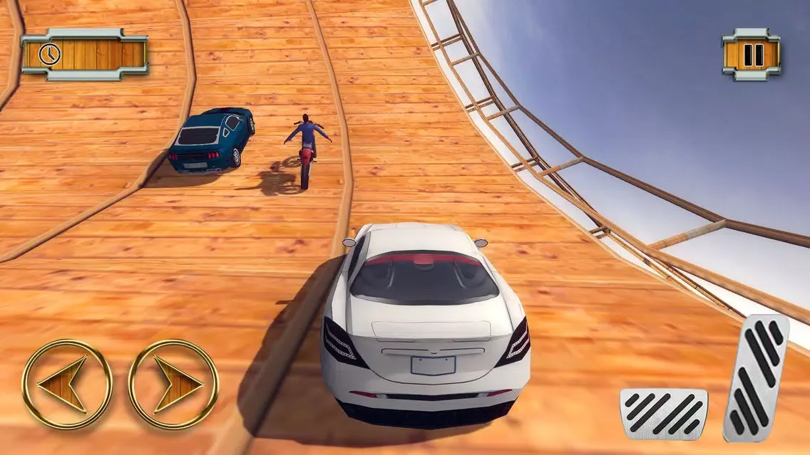 Capturas de tela do Well of Death Car Bike Ride