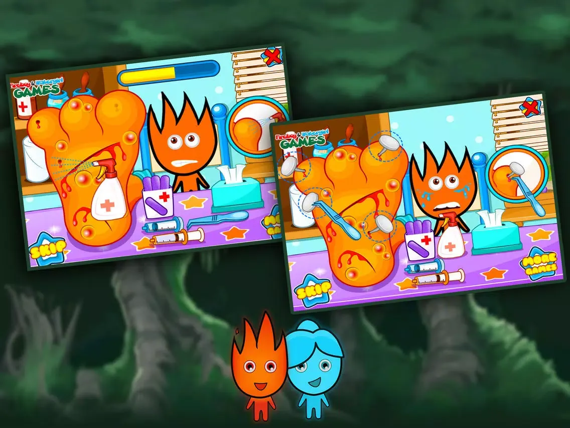 Fireboy in Watergirl Doctor iPad  স্ক্রিনশট