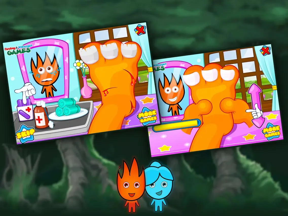 Fireboy in Watergirl Doctor iPad  স্ক্রিনশট