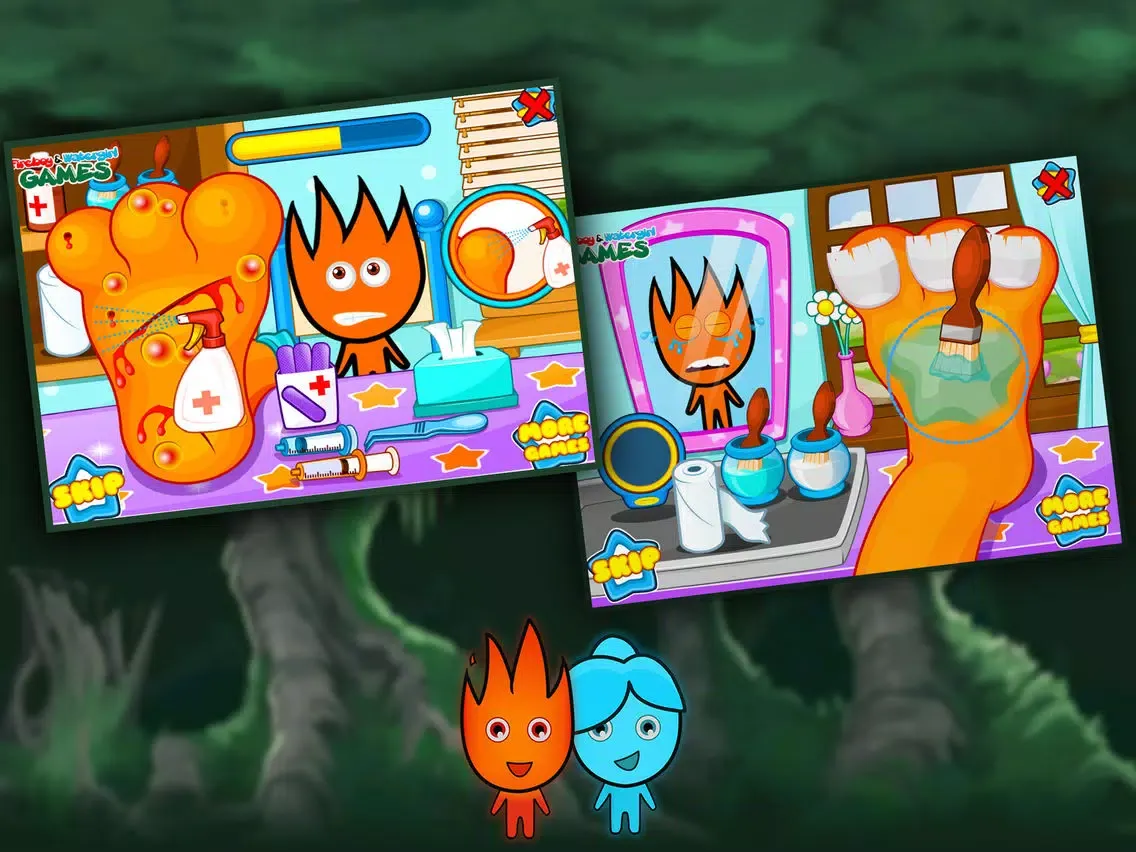 Fireboy in Watergirl Doctor iPad  স্ক্রিনশট