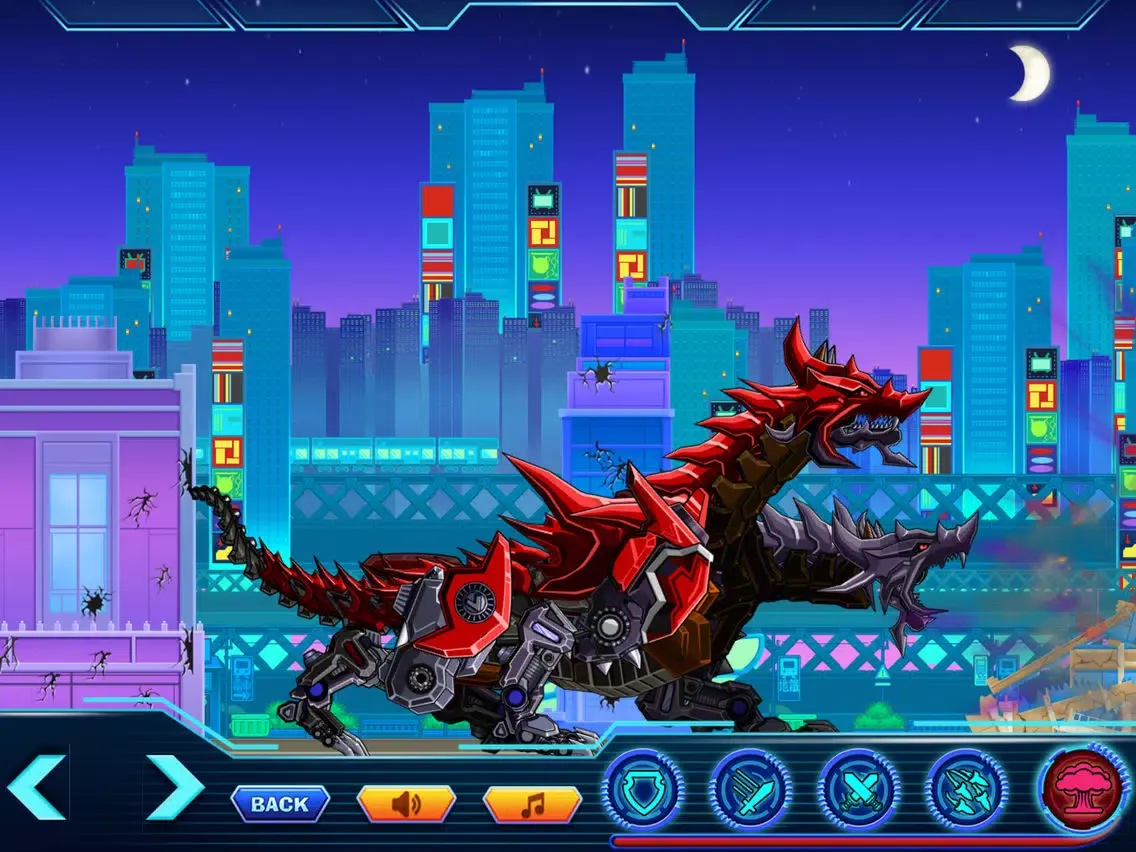 Screenshot di Robot Hellhound:Amazing Toy Fight iPad 