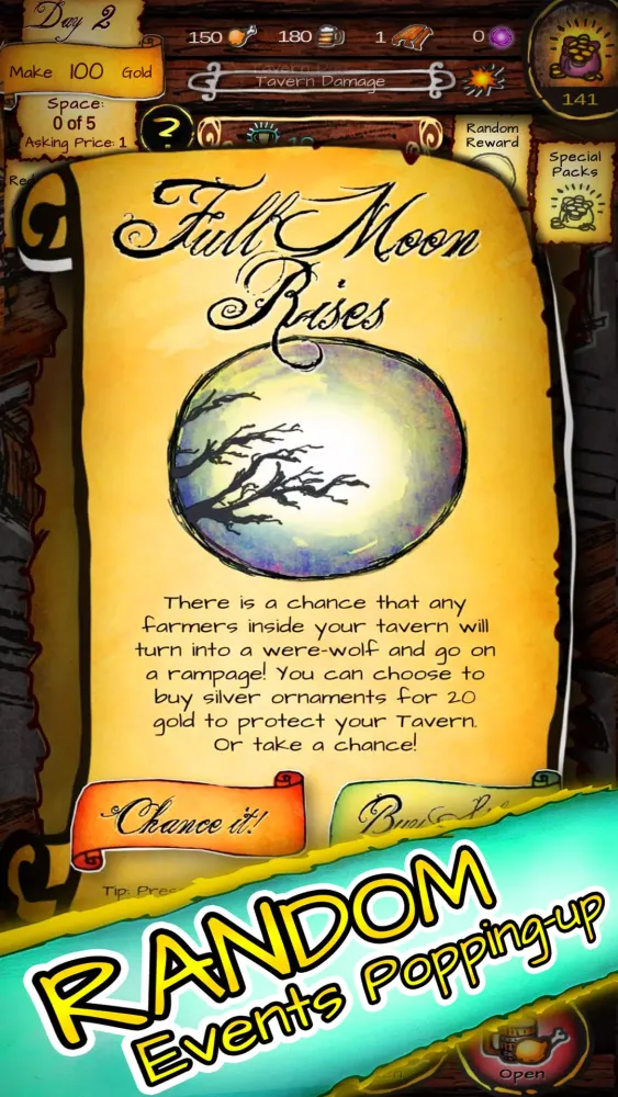 Capturas de tela do Fantasy Tavern