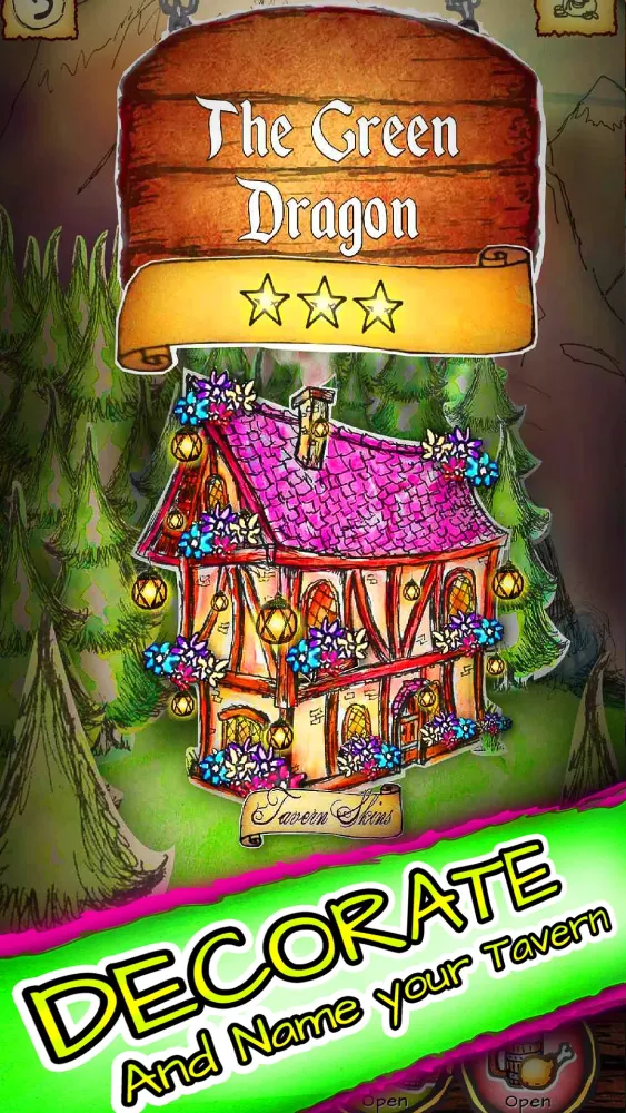 Capturas de tela do Fantasy Tavern