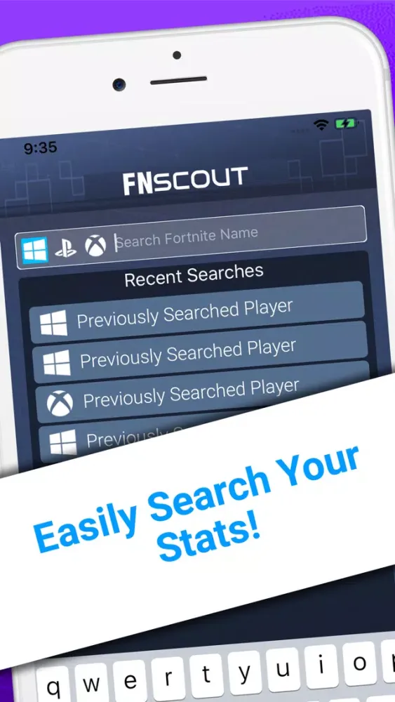 Scout for Fortnite Stats Screenshots