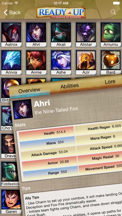 Captures d'écran de Ready Up for League of Legends