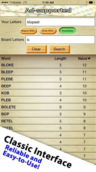 Word Breaker - Scrabble Cheat应用截图