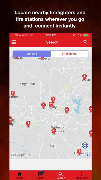Tangkapan layar Firefighter Connect