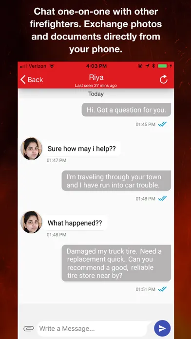 Tangkapan layar Firefighter Connect