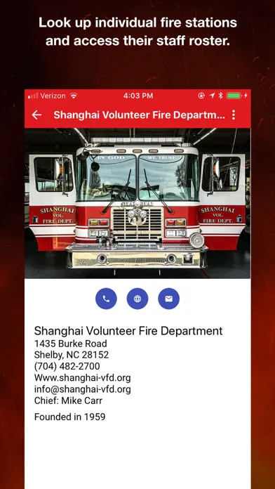Tangkapan layar Firefighter Connect