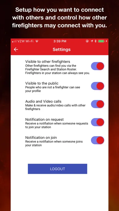Tangkapan layar Firefighter Connect