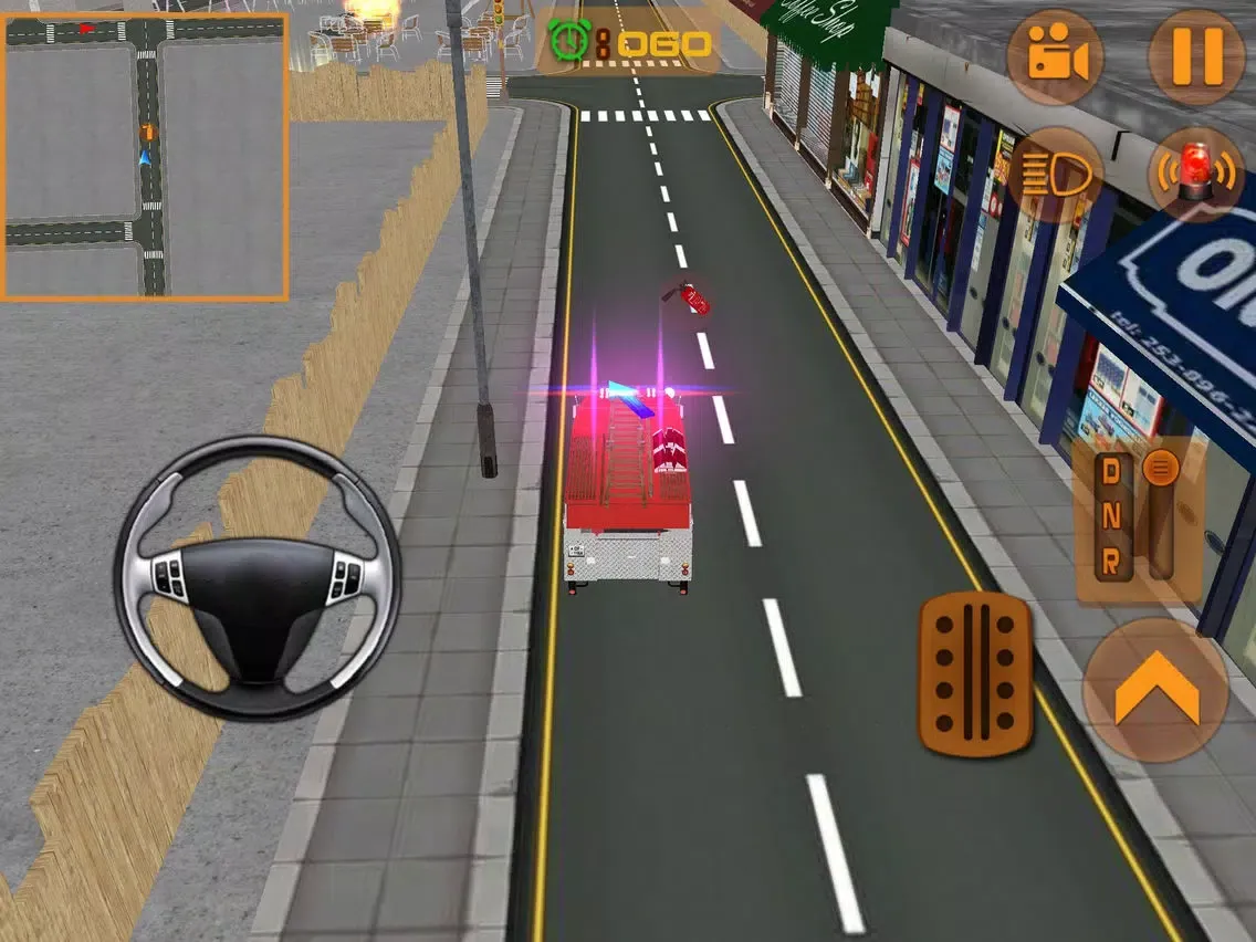 Firefighter Truck Driving Parking iPad  स्क्रीनशॉट