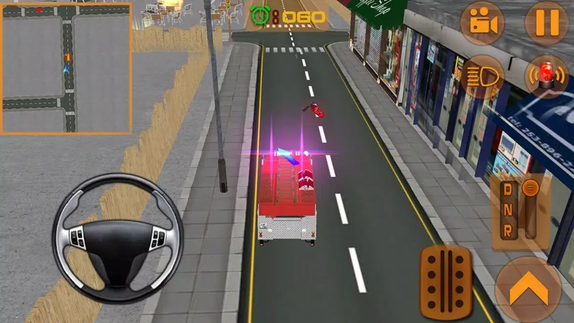 Firefighter Truck Driving Parking स्क्रीनशॉट