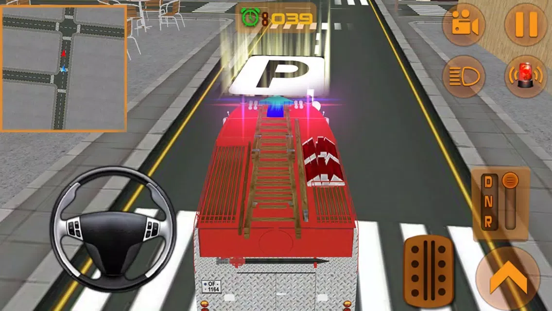 Firefighter Truck Driving Parking स्क्रीनशॉट