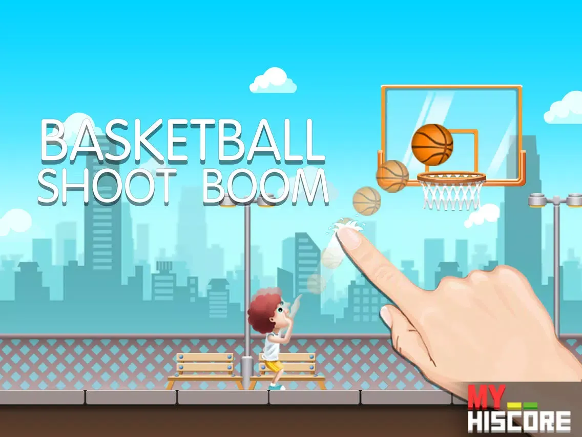 Tangkapan skrin Basketball Shoot Boom - Free Fun Games iPad 