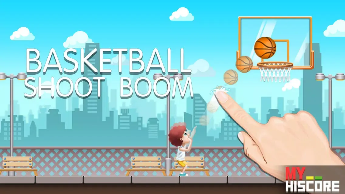 Tangkapan skrin Basketball Shoot Boom - Free Fun Games