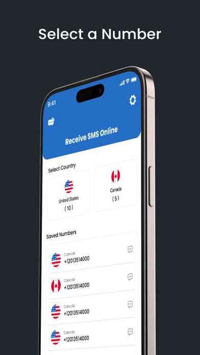Tangkapan skrin FreePhone.io: Temporary Number