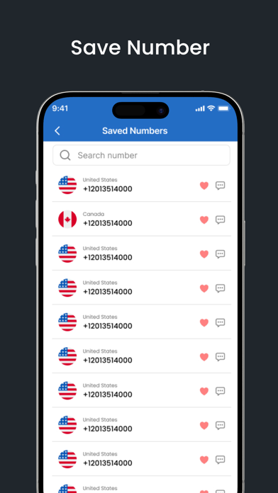 Tangkapan skrin FreePhone.io: Temporary Number