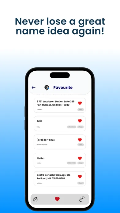 Name Generator: Get Baby Names سکرین شاٹس