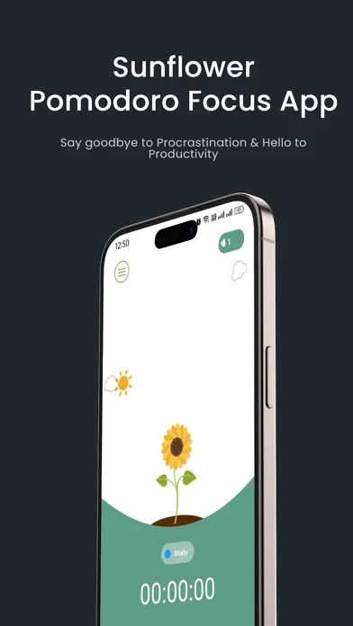 تصاویر Sunflower: Pomodoro Focus App