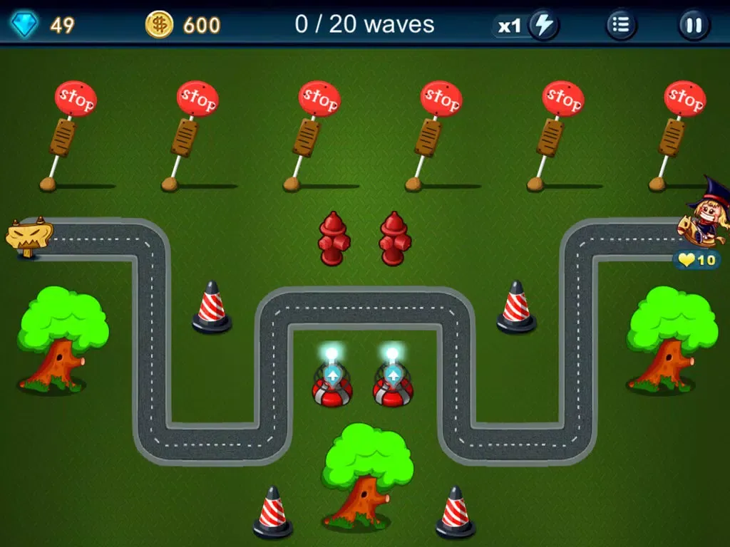 Ảnh chụp màn hình của GirlDefence iPad 