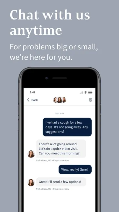 Screenshot di Firefly Health | Telemedicine