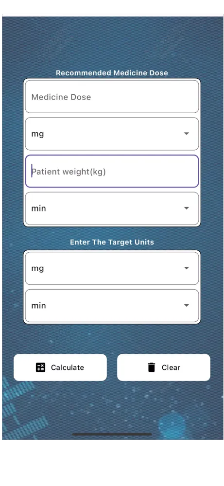 Dose & Infusion Calculator Screenshots