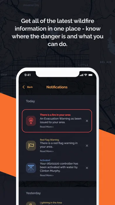 Frontline Wildfire Tracker Screenshots