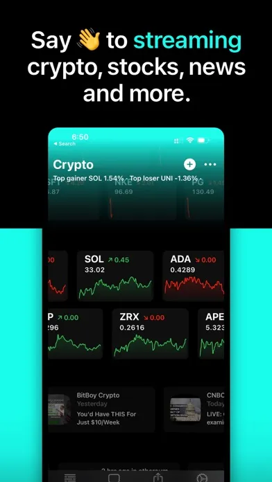 Ticker: Streaming Apps スクリーンショット