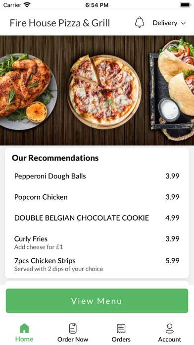 Zrzuty ekranu Fire House Pizza & Grill