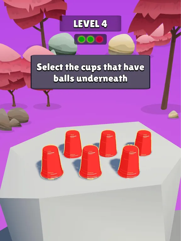 ภาพหน้าจอของ Tricky Cups - A Ball game iPad 