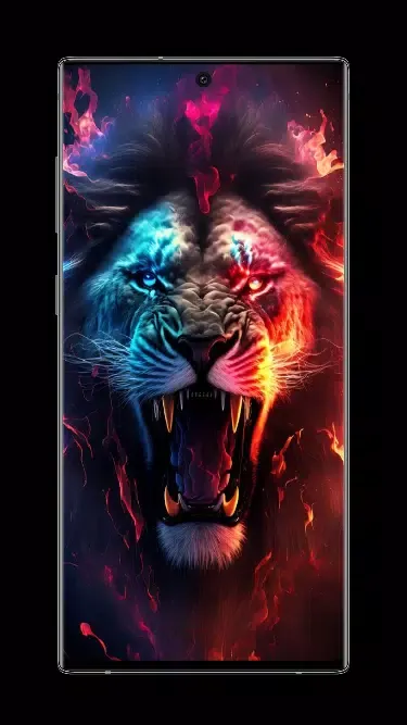 Скриншоты Fire Lion Wallpaper