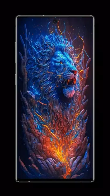 Скриншоты Fire Lion Wallpaper