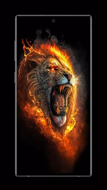Скриншоты Fire Lion Wallpaper