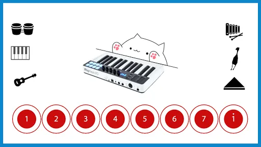 Bongo Cat Musical Instruments应用截图
