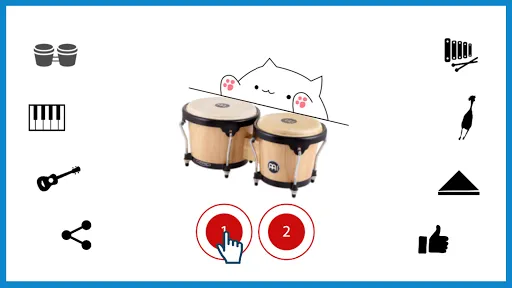 Bongo Cat Musical Instruments应用截图