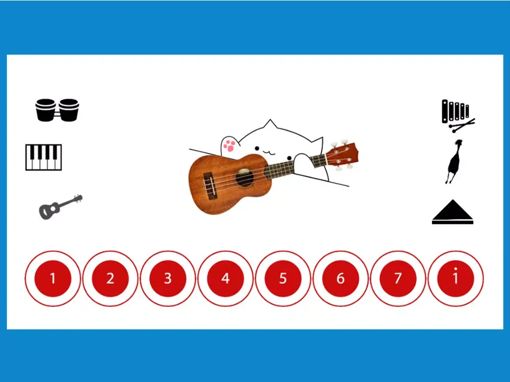 Скриншоты Bongo Cat Musical Instruments! iPad 