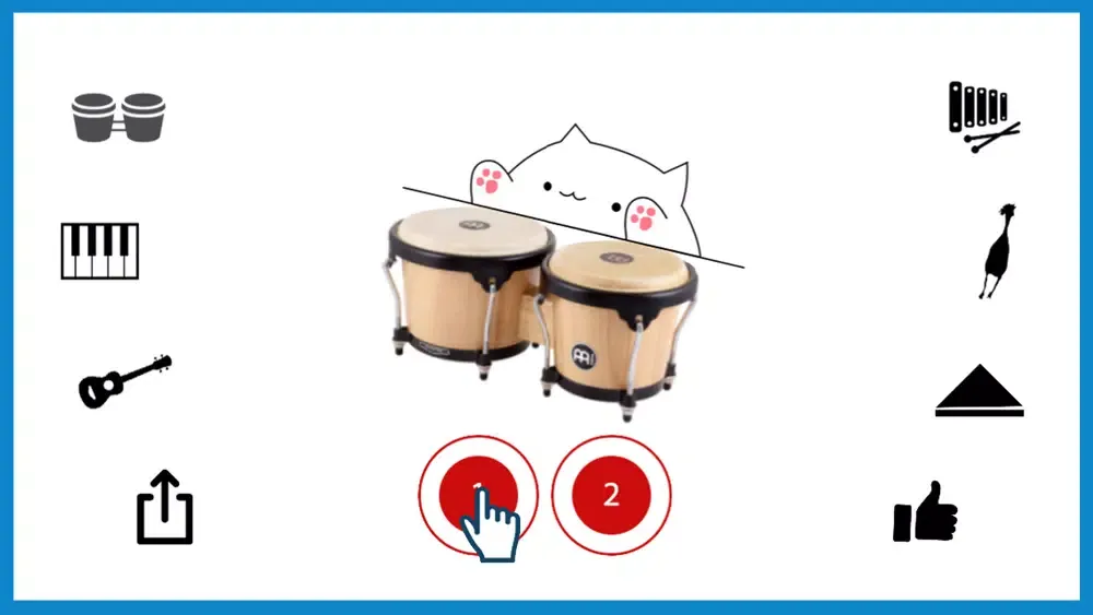 Скриншоты Bongo Cat Musical Instruments!