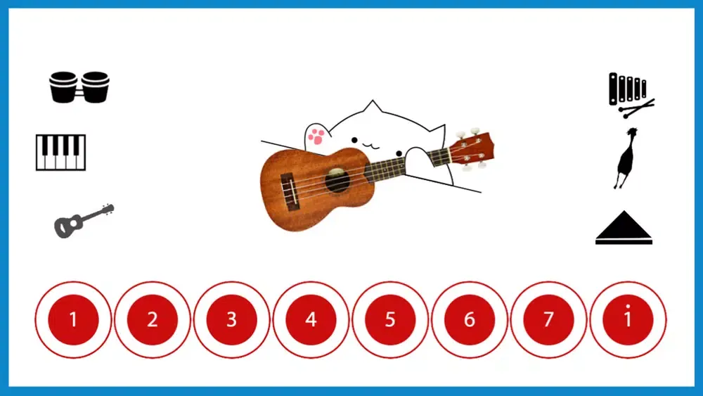 Скриншоты Bongo Cat Musical Instruments!