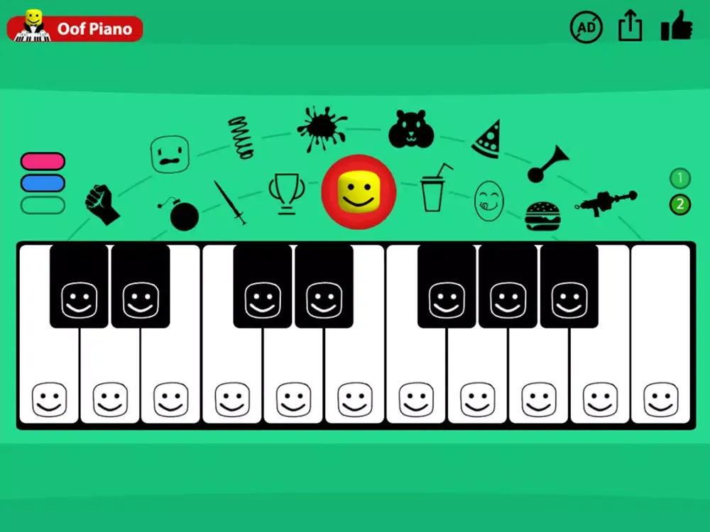 Zrzuty ekranu Oof Piano! iPad 