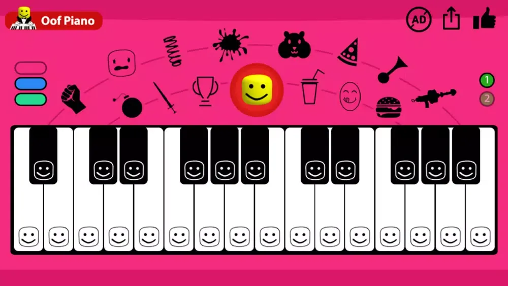 Zrzuty ekranu Oof Piano!