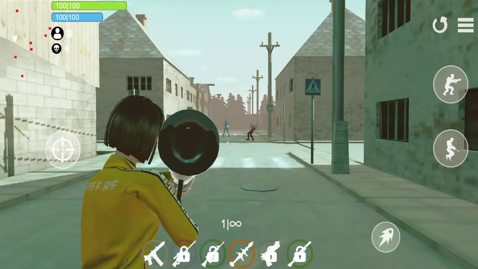 ภาพหน้าจอของ FF Max Fire Game Mod for MCPE