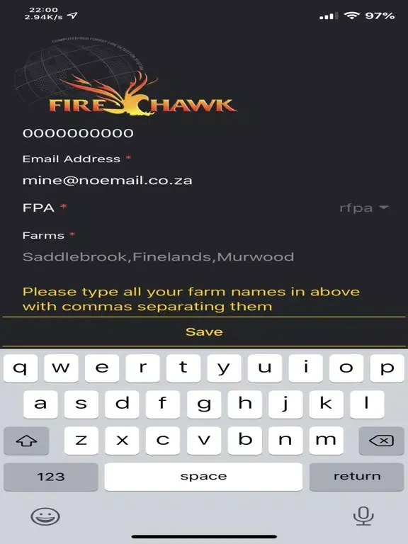 Capturas de tela do Firehawk Permits iPad 