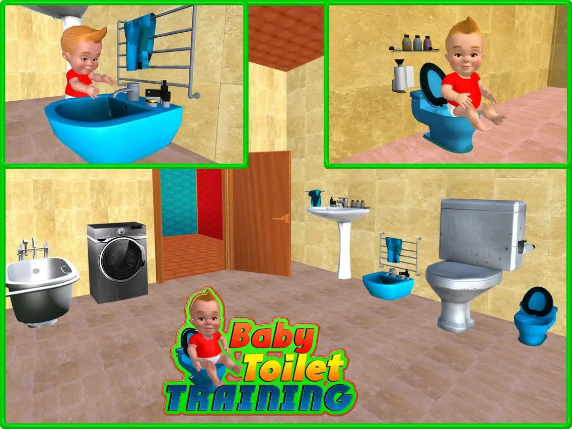 Baby Toilet Training Simulator 3D iPad  স্ক্রিনশট