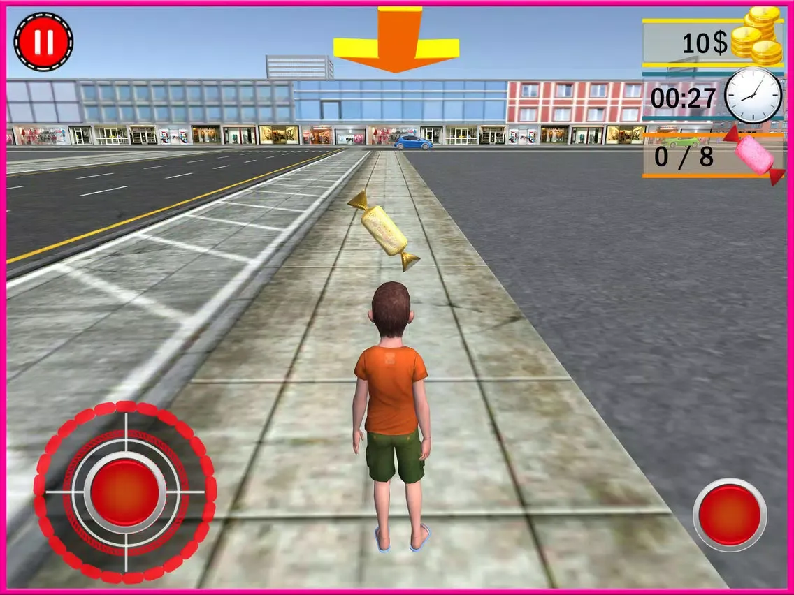 Kids Bicycle Candy Speed Collection Simulator 3D iPad 应用截图