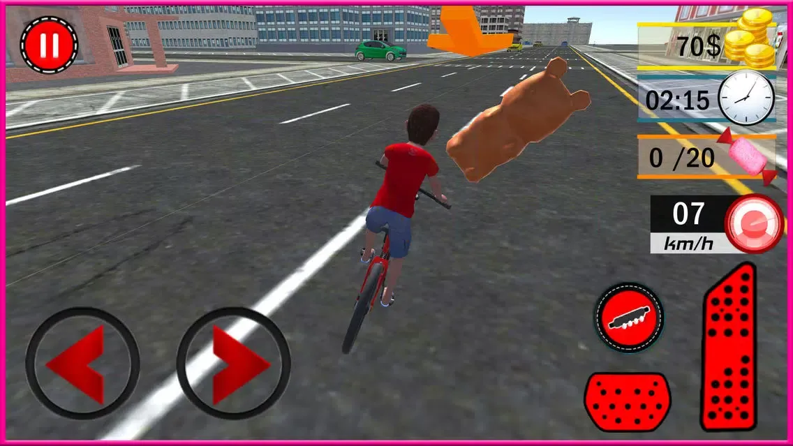 Kids Bicycle Candy Speed Collection Simulator 3D应用截图