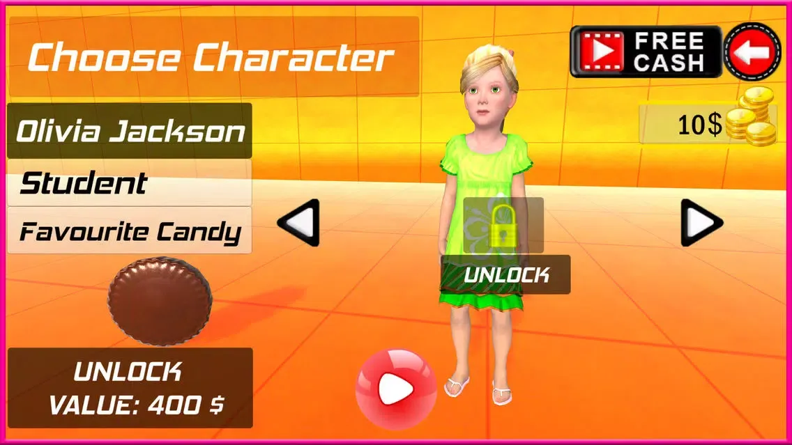 Kids Bicycle Candy Speed Collection Simulator 3D应用截图